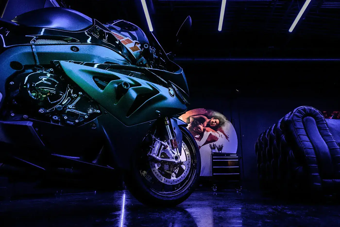 BMW motorcycle product photography Toronto automotive commercial
