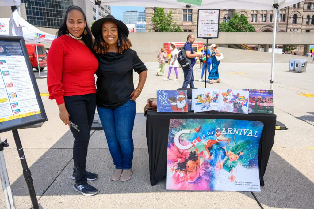 (l) Suzette Vidale - Steel Pan Artist (r) Yolanda T. Marshall - Author/Publisher