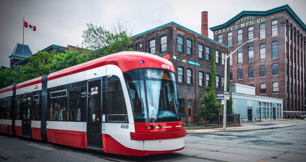 Toronto streetcar TTC transit Libety Vullage urban photography Glen Grant photographer