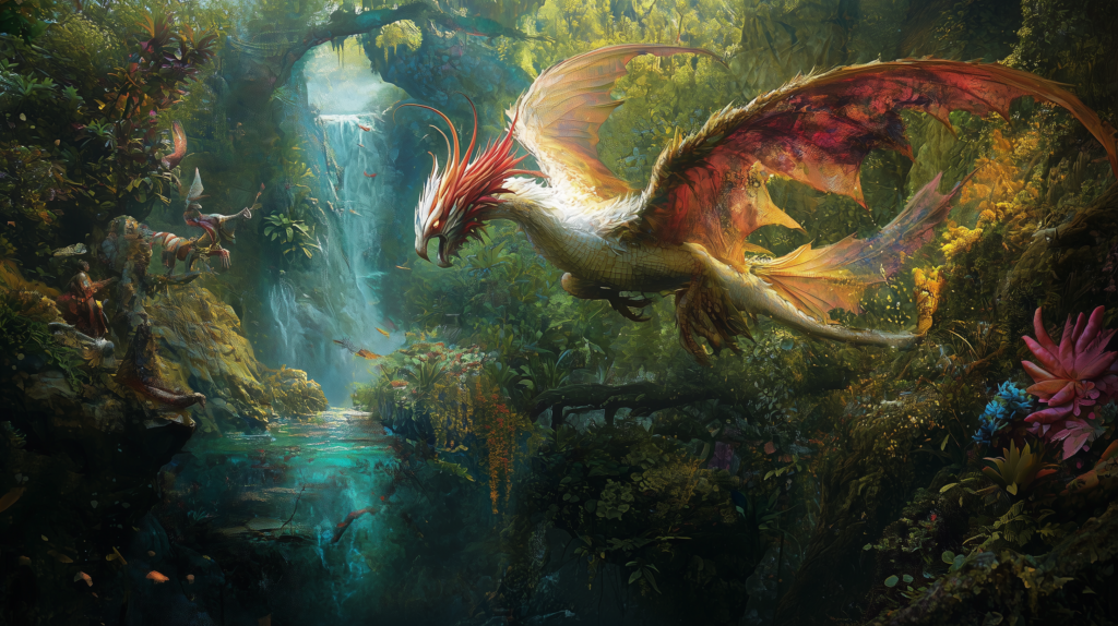 An_imaginative_fantasy_scene_with_mythical_creatures