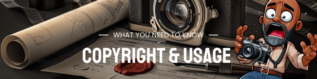 Copyright & Usage Banner