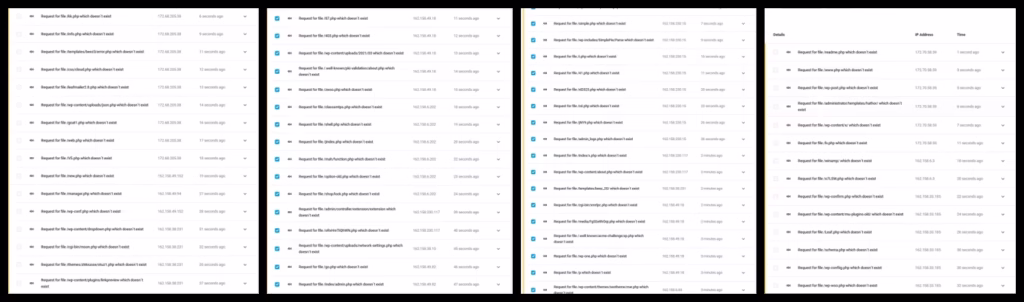 Hundreds of coordinated attack attempts in minutes